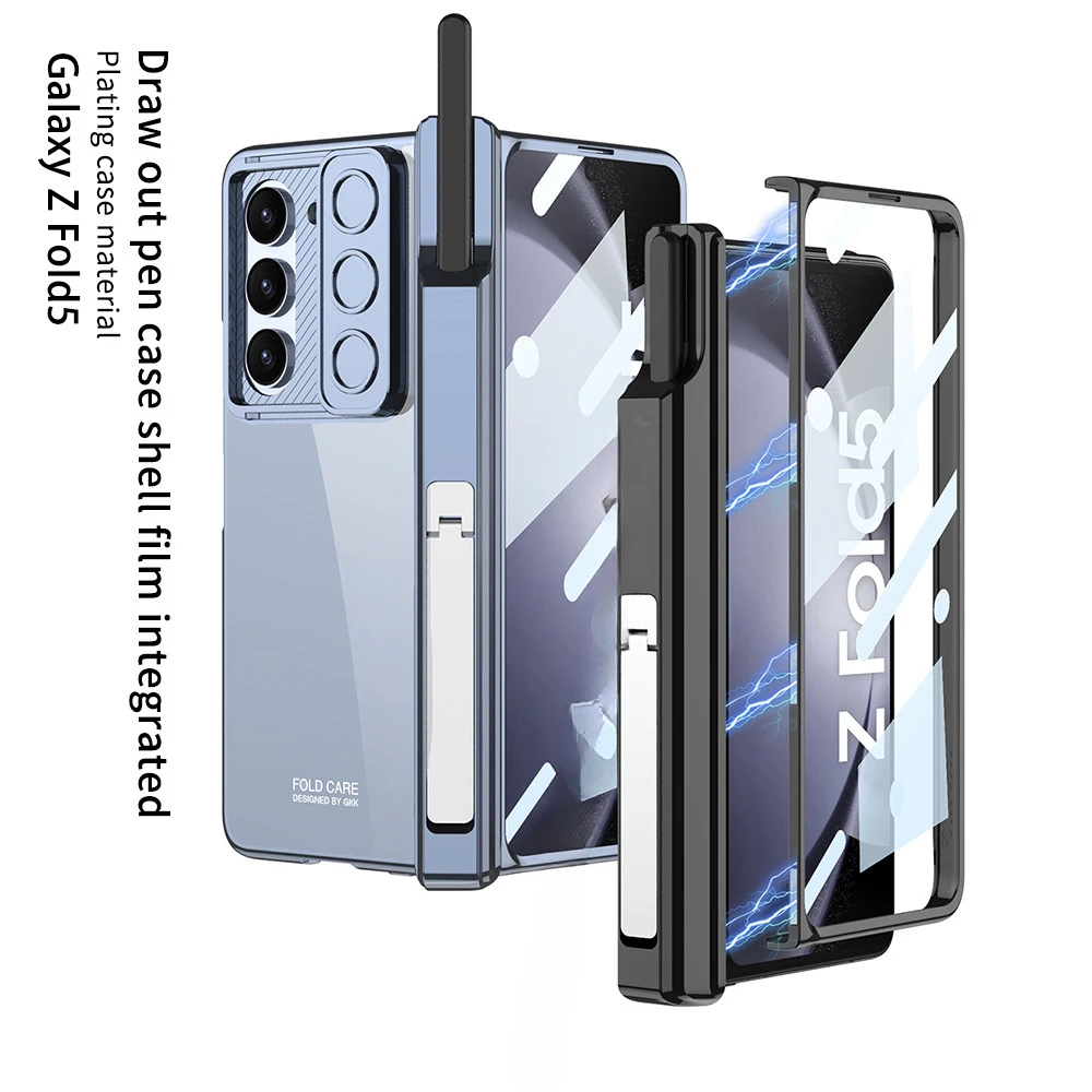 Case-For-Samsung-Z-Fold-5-Pen-Holder-Phone-Case-Electroplating-Bracket-Magnetic-Suction-Hinge-Sliding.webp