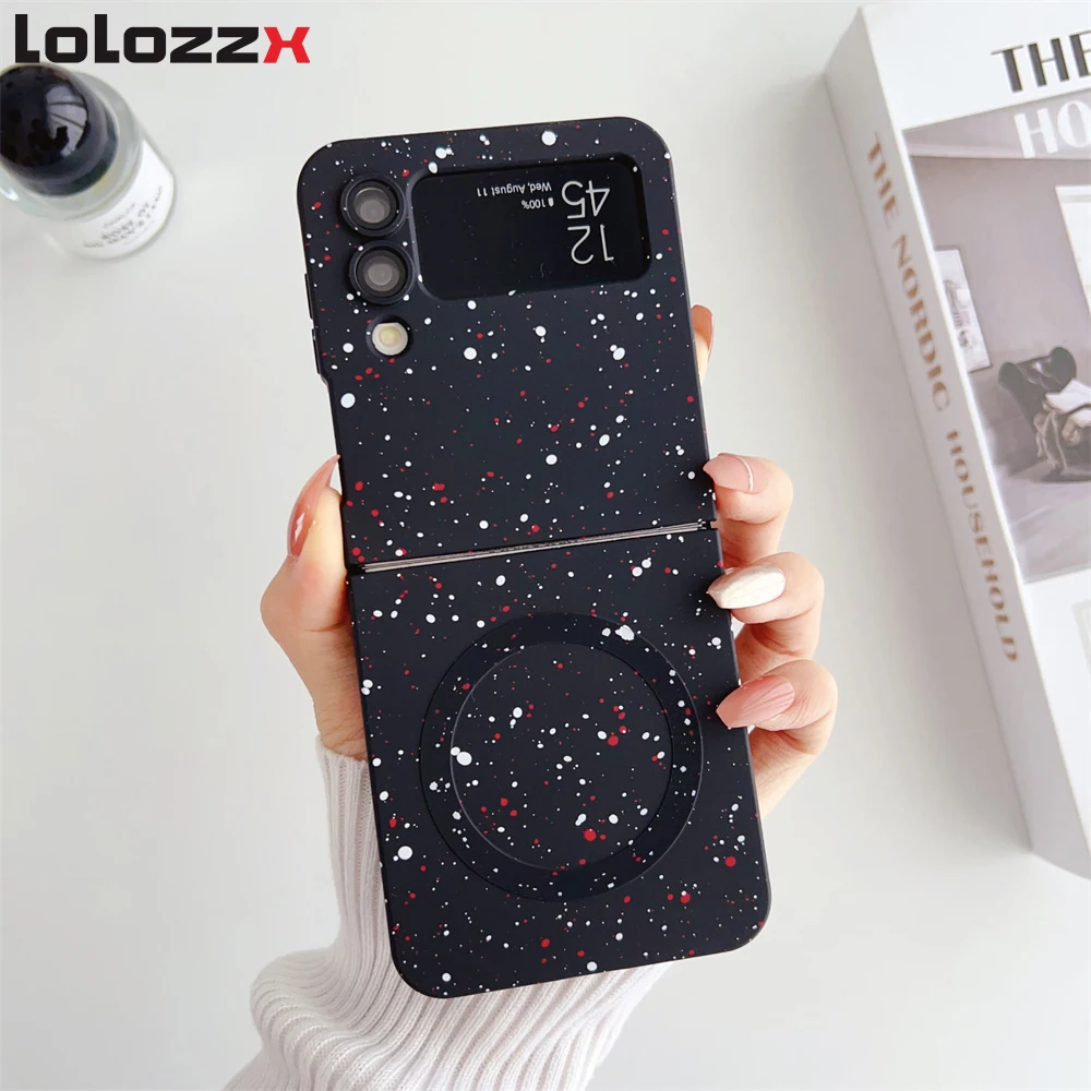 For-Samsung-Galaxy-Z-Flip-3-4-5G-Flip3-Flip4-Phone-Case-Graffiti-Polka-Dots-For.webp