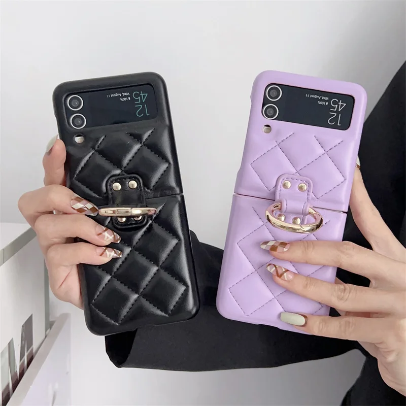 Luxury-Diamond-Checkered-Phone-Case-For-Samsung-Galaxy-Z-Flip-5-4-3-Z-Flip3-Flip4.webp