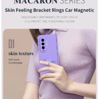 Matte Frosted Car Magnetic with Screen Protector Fashion Phone Case for Samsung Galaxy Z Fold5 Fold4 Fold3 Fold2 Protective Case 15