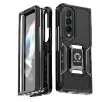 Ring Holder Plastic Phone Case for Samsung Galaxy Z Fold 5 4 Fold5 Fold4 5G Magnetic Shockproof Protective Cover 1