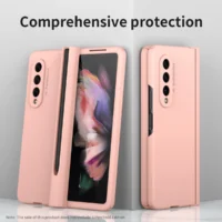 Folding Design Full Body Fashion Funda Case for Samsung Galaxy Z Fold4 5G Fold 4 Fold3 Fold 3 2 Fold2 Zfold4 S Pen Slot Bag 1