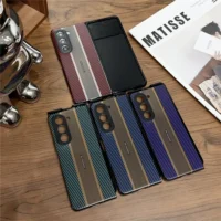 Korean Business Boy Man IMD Phone Case For Samsung Galaxy Z Fold 4 Case For Galaxy Z Fold3 Case 5G Z Fold5 Cover Z Fold 5 4 3 1