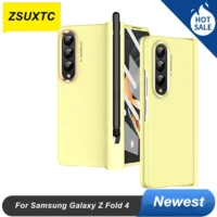 Folding Screen For Samsung Galaxy Z Fold 4 Phone Case Touch Pen Full Protection Shockproof Cover For Samsung Z Fold 4 Fold4 5G 1
